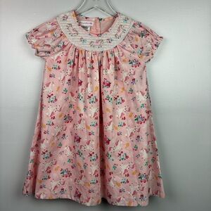 Bonnie Jean Smocked Unicorn Dress - Perfect for Easter!